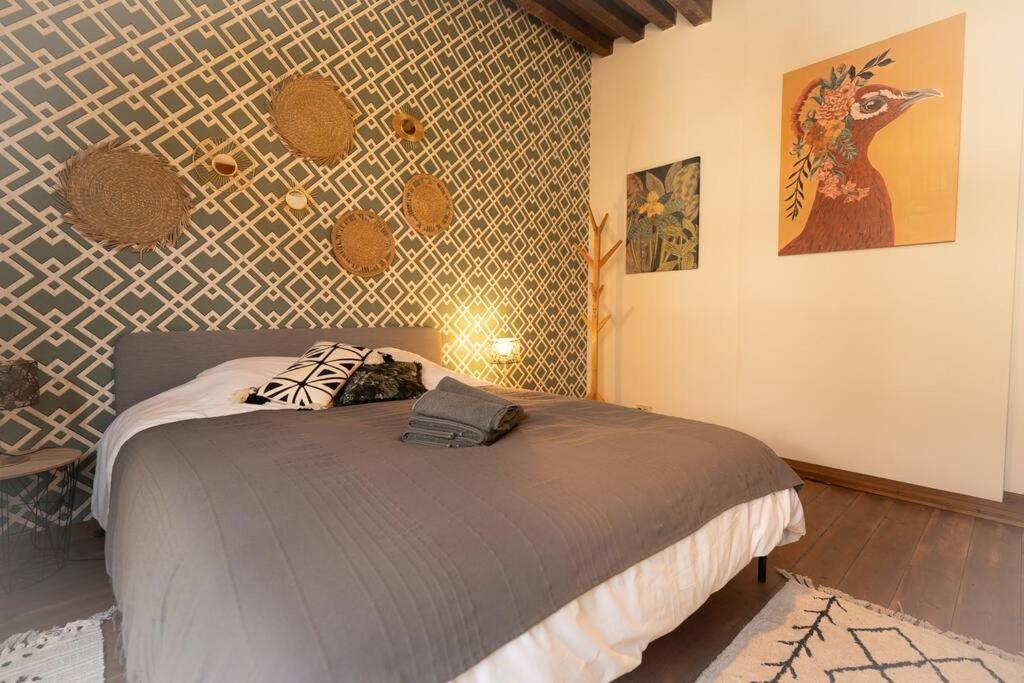 Camelia, Un Charme Montois Villa Bergen Buitenkant foto